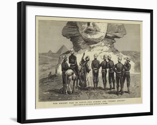 The Recent War in Egypt, the Sphinx and Tommy Atkins-Frederic Villiers-Framed Giclee Print