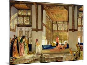 The Reception, 1873 (Oil on Panel)-John Frederick Lewis-Mounted Giclee Print