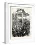 The Reception at the Pavilion, Portsmouth Dockyard, a Floral Display, 1876, Uk-null-Framed Giclee Print