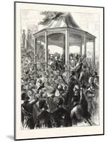 The Reception at the Pavilion, Portsmouth Dockyard, a Floral Display, 1876, Uk-null-Mounted Giclee Print