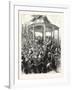 The Reception at the Pavilion, Portsmouth Dockyard, a Floral Display, 1876, Uk-null-Framed Giclee Print