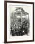 The Reception at the Pavilion, Portsmouth Dockyard, a Floral Display, 1876, Uk-null-Framed Giclee Print