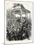 The Reception at the Pavilion, Portsmouth Dockyard, a Floral Display, 1876, Uk-null-Mounted Giclee Print
