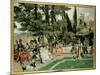 The Reception for Napoleon I on the Isola Bella in the 5th Year of His Reign-Francois Flameng-Mounted Giclee Print