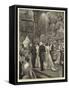 The Reception Held by Mrs Stanhope in the Banqueting Hall, Whitehall-null-Framed Stretched Canvas