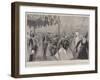 The Reception of Indian Chiefs and Representatives by the Prince of Wales at the India Office-Thomas Walter Wilson-Framed Giclee Print