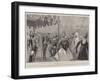 The Reception of Indian Chiefs and Representatives by the Prince of Wales at the India Office-Thomas Walter Wilson-Framed Giclee Print