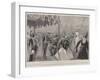 The Reception of Indian Chiefs and Representatives by the Prince of Wales at the India Office-Thomas Walter Wilson-Framed Giclee Print