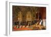 The Reception of Siamese Ambassadors by Emperor Napoleon III at the Palace of Fontainebleau-Jean Leon Gerome-Framed Giclee Print