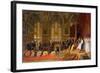 The Reception of Siamese Ambassadors by Emperor Napoleon III at the Palace of Fontainebleau-Jean Leon Gerome-Framed Giclee Print