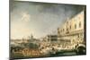 The Reception of the French Ambassador in Venice, 1725-26-Canaletto-Mounted Giclee Print