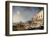 The Reception of the French Ambassador in Venice-Canaletto-Framed Art Print