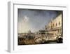 The Reception of the French Ambassador in Venice-Canaletto-Framed Art Print