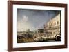 The Reception of the French Ambassador in Venice-Canaletto-Framed Art Print