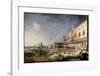 The Reception of the French Ambassador in Venice-Canaletto-Framed Art Print