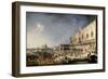 The Reception of the French Ambassador in Venice-Canaletto-Framed Art Print