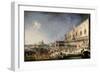 The Reception of the French Ambassador in Venice-Canaletto-Framed Art Print