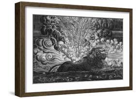 The Reception of the King and Queen in the City of Lyon (Firework Display-Barge)-null-Framed Giclee Print