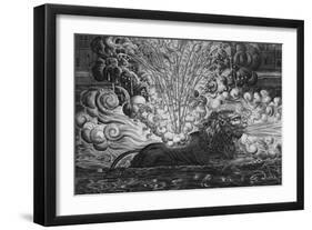 The Reception of the King and Queen in the City of Lyon (Firework Display-Barge)-null-Framed Giclee Print