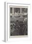 The Reception of the Peace News in London-Henry Charles Seppings Wright-Framed Giclee Print