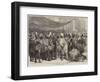 The Reception of the Prince of Wales at Calcutta-null-Framed Giclee Print