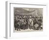 The Reception of the Prince of Wales at Calcutta-null-Framed Giclee Print