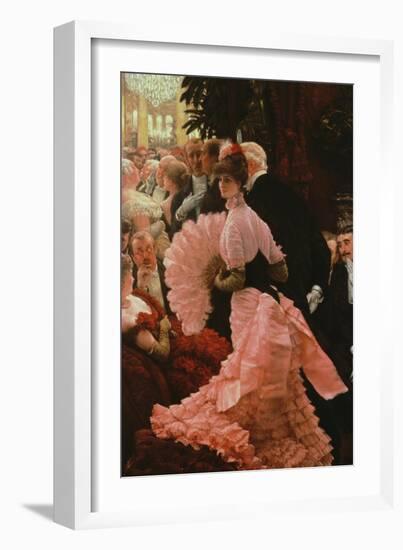 The Reception Or, L'Ambitieuse circa 1883-85-James Tissot-Framed Giclee Print