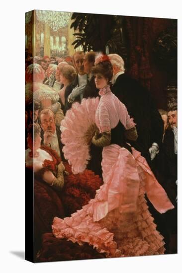 The Reception Or, L'Ambitieuse circa 1883-85-James Tissot-Stretched Canvas