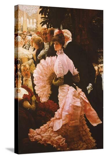 The Reception-James Tissot-Stretched Canvas
