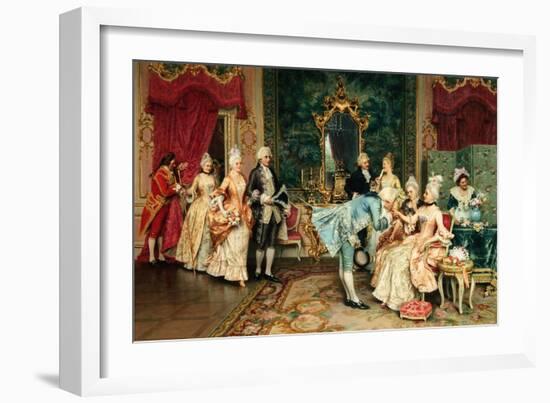 The Reception-Arturo Ricci-Framed Giclee Print