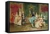 The Reception-Arturo Ricci-Framed Stretched Canvas