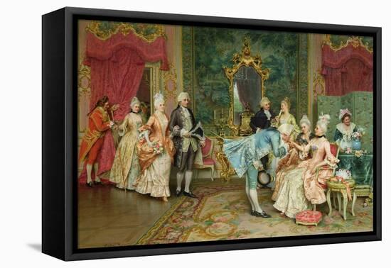 The Reception-Arturo Ricci-Framed Stretched Canvas