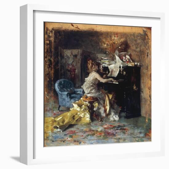 The Recital-Giovanni Boldini-Framed Giclee Print