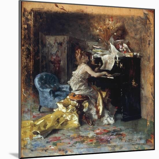 The Recital-Giovanni Boldini-Mounted Giclee Print