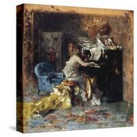 The Recital-Giovanni Boldini-Stretched Canvas