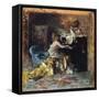 The Recital-Giovanni Boldini-Framed Stretched Canvas