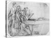 The Recital-Thomas Gainsborough-Stretched Canvas
