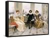 The Recital-Federigo Andreotti-Framed Stretched Canvas