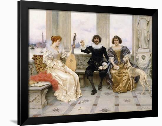 The Recital-Federigo Andreotti-Framed Giclee Print