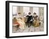 The Recital-Federigo Andreotti-Framed Giclee Print