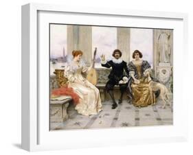 The Recital-Federigo Andreotti-Framed Giclee Print