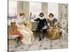 The Recital-Federigo Andreotti-Stretched Canvas