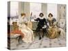 The Recital-Federigo Andreotti-Stretched Canvas