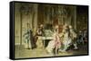 The Recitation-Arturo Ricci-Framed Stretched Canvas