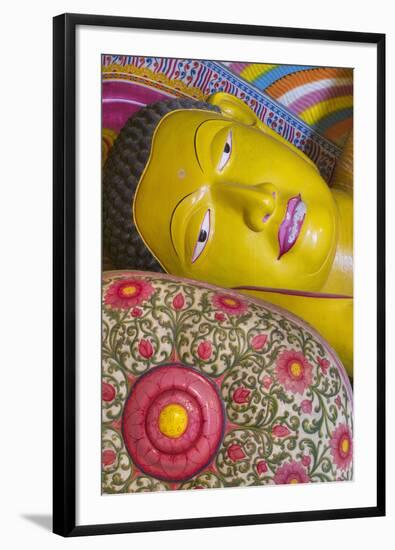 The Reclining Buddha at the Asgiriya Monastery-Jon Hicks-Framed Premium Photographic Print