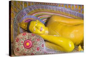 The Reclining Buddha at the Asgiriya Monastery-Jon Hicks-Stretched Canvas