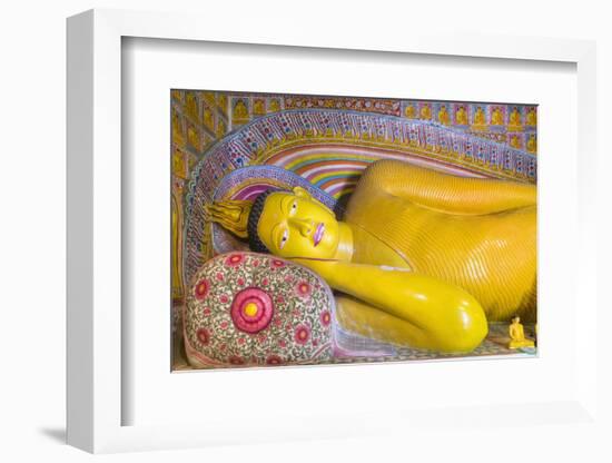 The Reclining Buddha at the Asgiriya Monastery-Jon Hicks-Framed Photographic Print