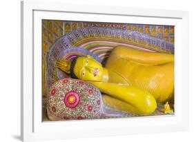 The Reclining Buddha at the Asgiriya Monastery-Jon Hicks-Framed Photographic Print