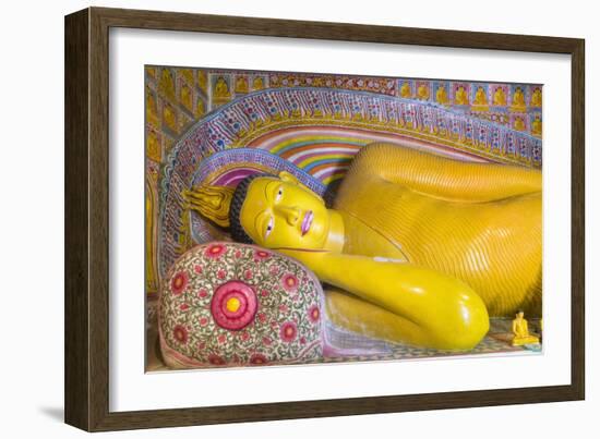 The Reclining Buddha at the Asgiriya Monastery-Jon Hicks-Framed Photographic Print