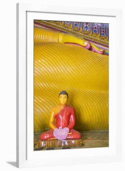 The Reclining Buddha at the Asgiriya Monastery-Jon Hicks-Framed Photographic Print